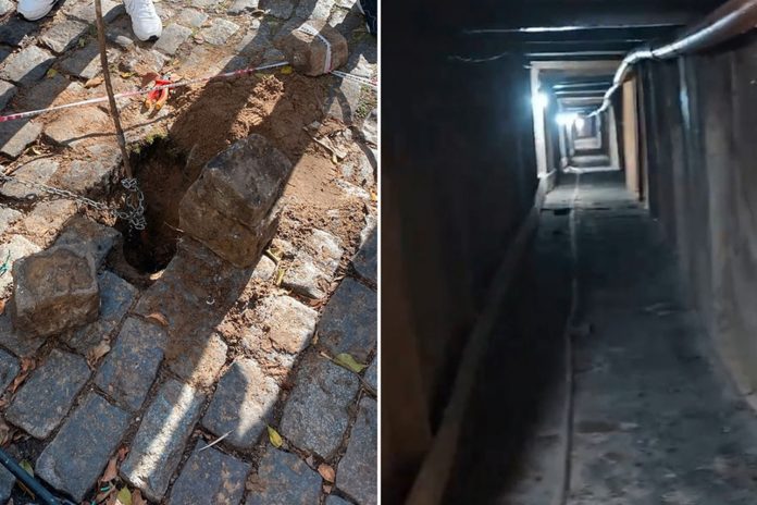 Foto: Encuentran túnel de unos 220 metros de largo/Cortesía