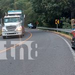 Foto: Joven fallece al impactar con su motocicleta en una valla metálica en San Lucas, Madriz/TN8