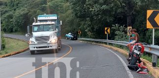 Foto: Joven fallece al impactar con su motocicleta en una valla metálica en San Lucas, Madriz/TN8