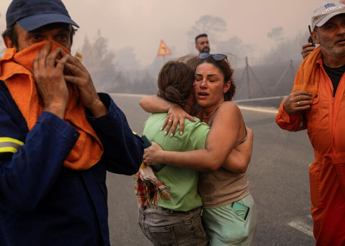 Foto: Crisis de incendios en Grecia /cortesía