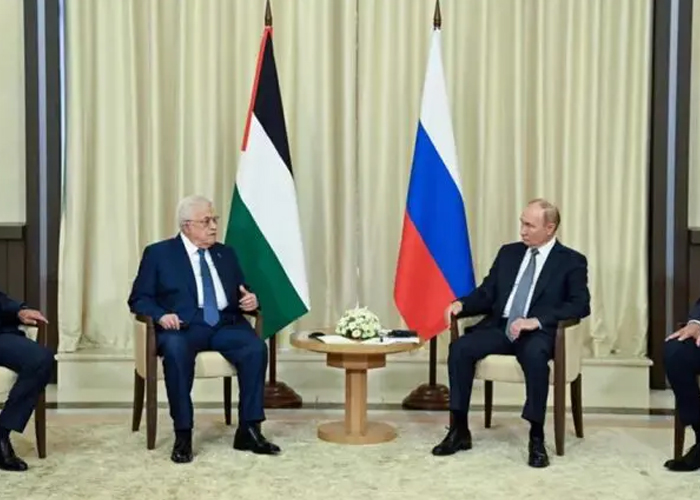 Foto: Putin y Abbas se reúnen en Moscú /cortesía 