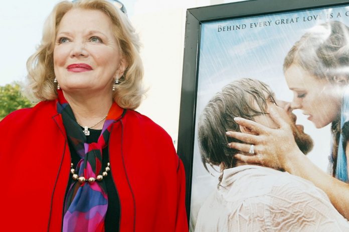 Foto: Fallece Gena Rowlands, actriz de “Diario de una pasión”/Cortesía