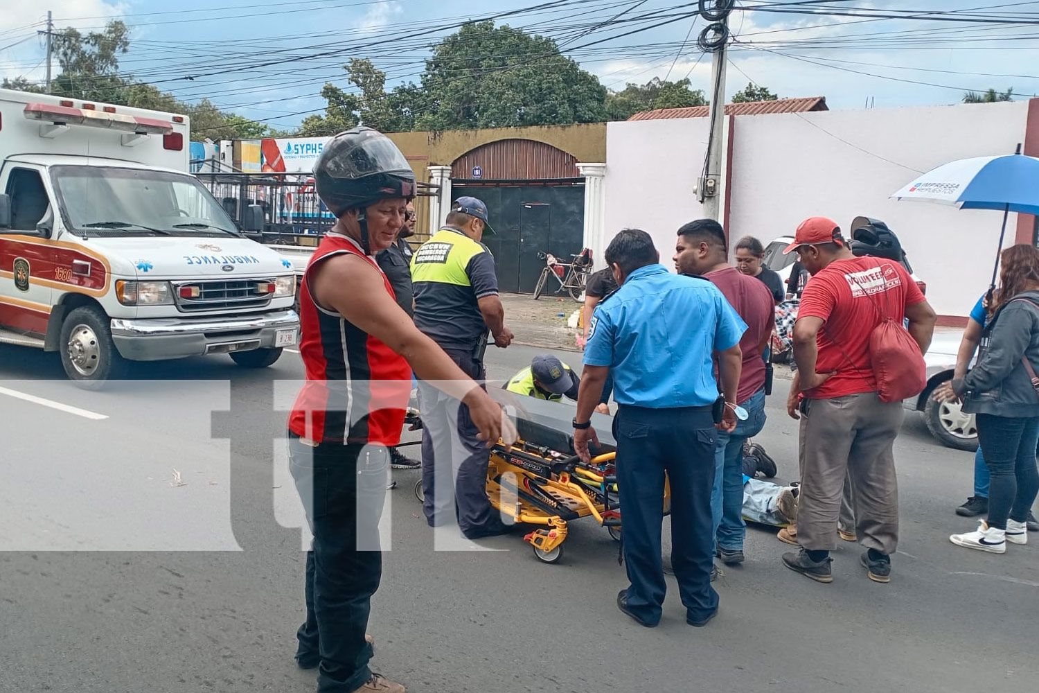 Foto. Conductor irresponsable, casi arrebata la vida de un anciano en Carretera a Masaya/ TN8