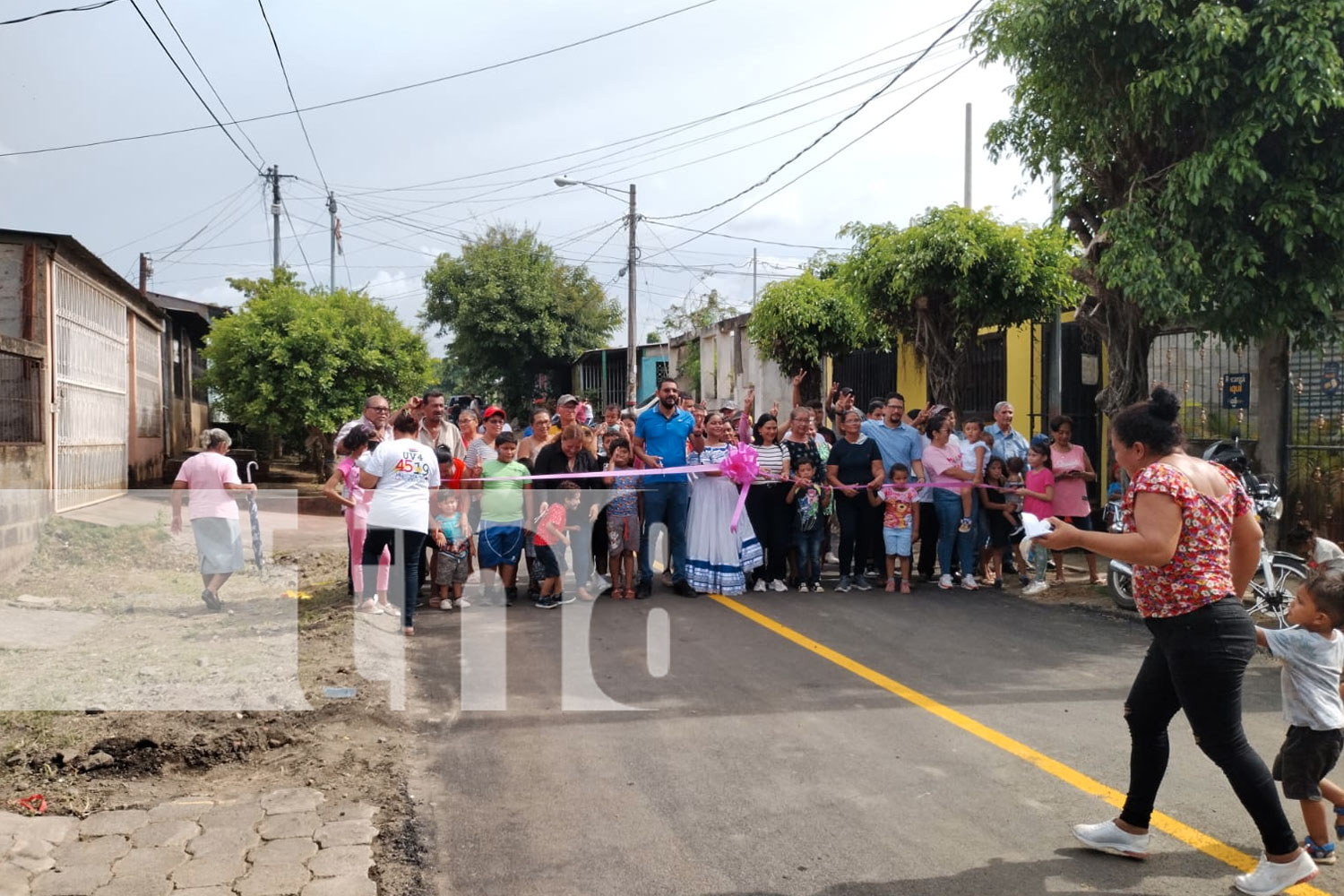 Foto: 6 cuadras pavimentadas entregó la Alcaldía de Managua /TN8