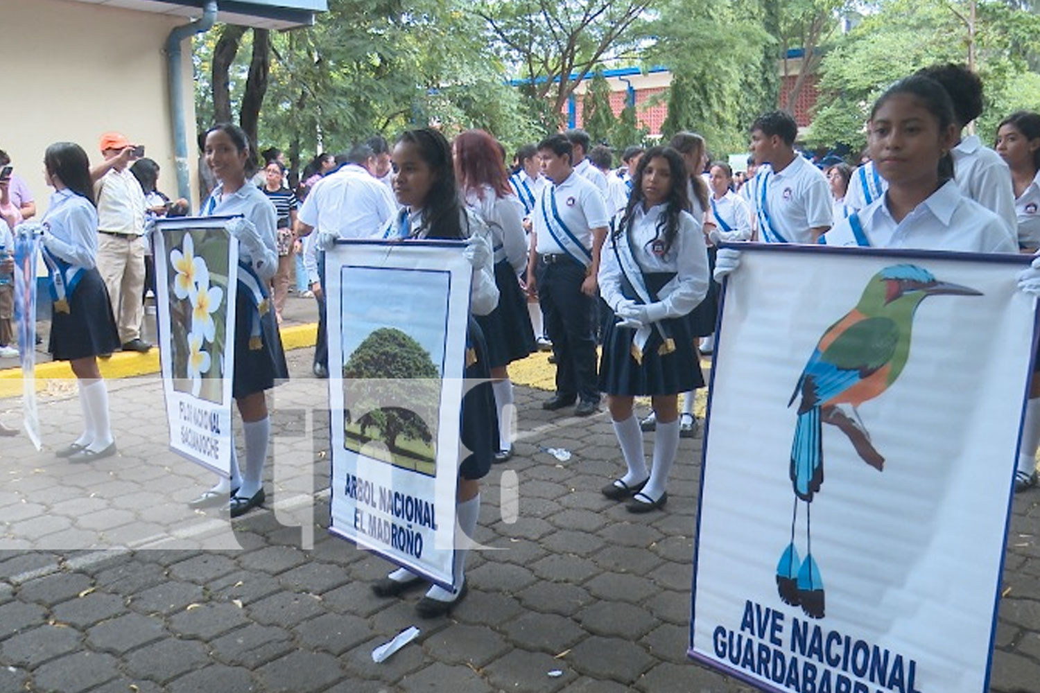 Foto: Colegios de Nandaime y Managua aperturan las Fiestas Patrias con desfile/TN8