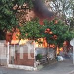 Foto: incendio consumiera su casa en el barrio Monseñor Lezcano, Managua/TN8