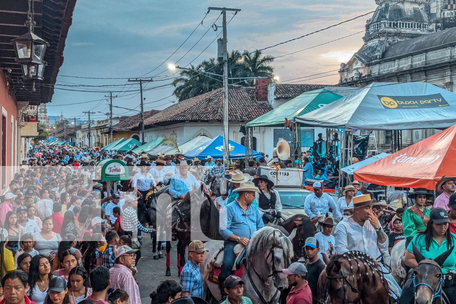 Foto: Color y tradición en las calles de Granada: Un desfile hípico inolvidable/TN8