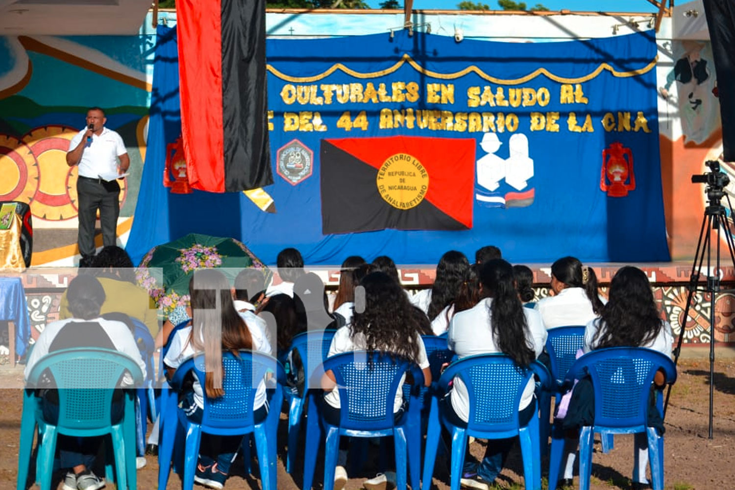 Foto: San Juan de Oriente celebra el 44 aniv. de la Cruzada Nacional de Alfabetización/TN8