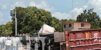 Foto: Intentar invadir carril en carretera Chinandega-Posoltega casi acaba con su vida /TN8