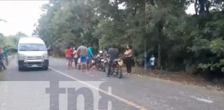 Foto: Explosión de llanta, provoca grave accidente en la Isla de Ometepe/ TN8