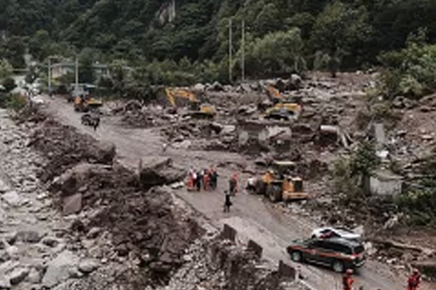 Foto: En China un deslizamiento de tierras dejó varios heridos/Cortesía