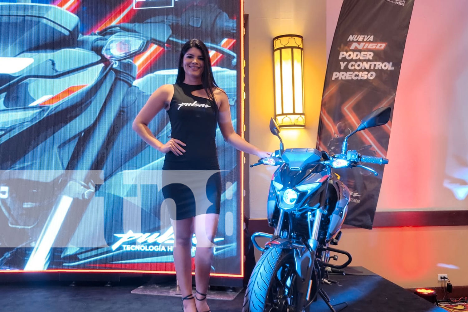 Foto: Bajaj y Grupo UMA presentan la potente Pulsar N160 en Nicaragua/TN8