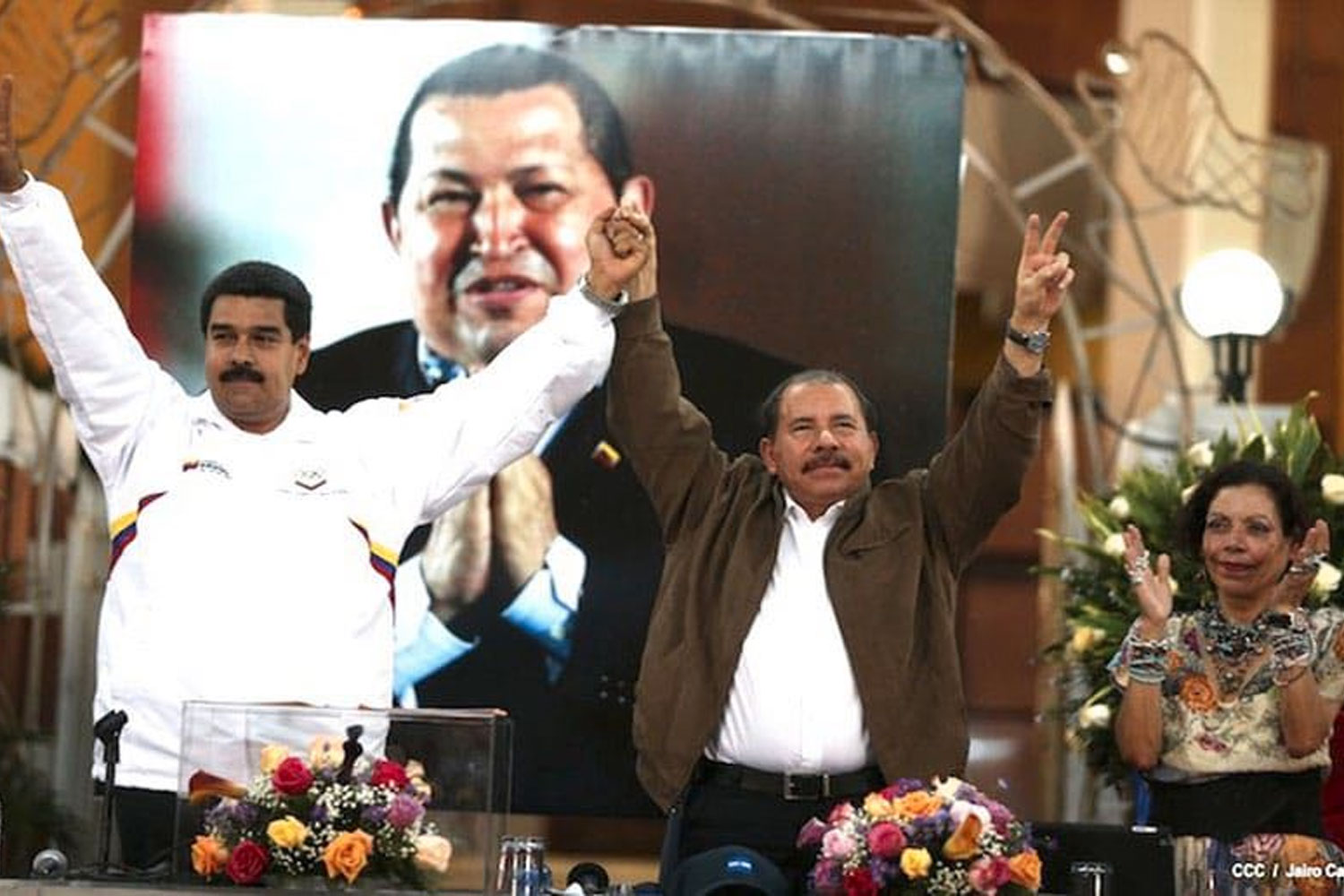 Foto: Celebración del triunfo de Venezuela / Cortesía