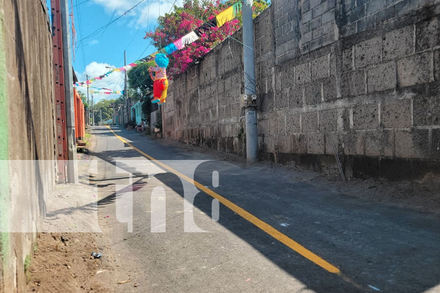 Foto: Celebran avance vial en el barrio Memorial Sandino, Managua con actividades culturales/TN8