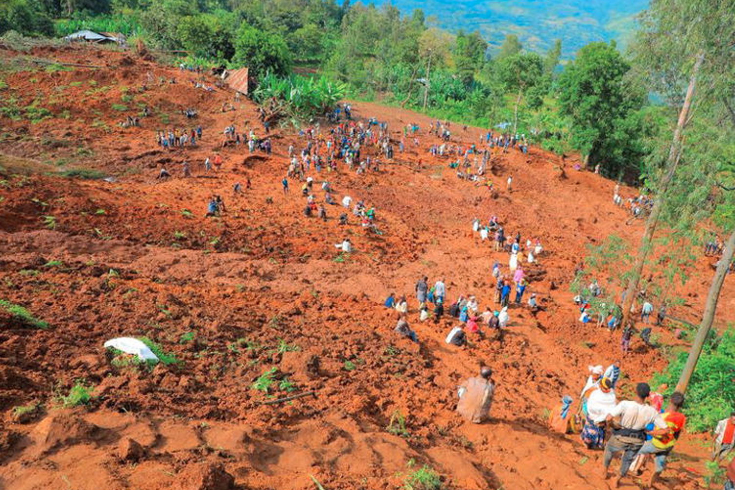 Foto: Corrimiento de tierras deja 11 muertos en Etiopía /Cortesía