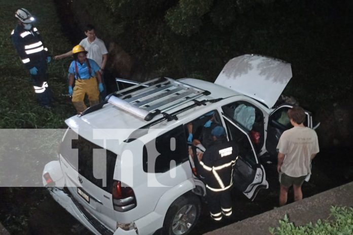 Foto: Accidente en Masaya deja a ciudadana extranjera herida/TN8