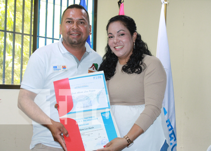 Foto: Graduados en gestión del agua en Madriz /TN8