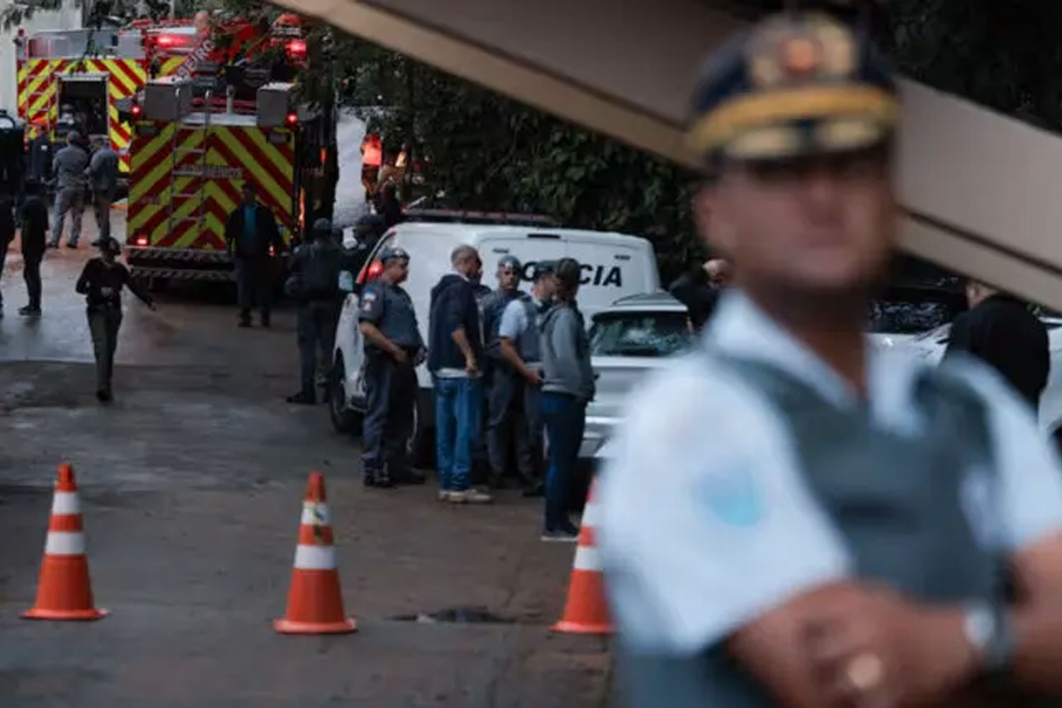 Foto: Finalizan las labores de rescate tras accidente aéreo en Vinhedo, Sao Paulo/ Cortesía