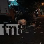 Foto: Accidente en Juigalpa, Chontales, dejó cuantiosos daños materiales sin víctimas fatales/TN8