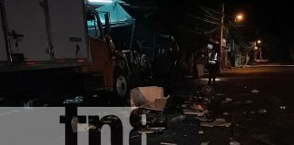 Foto: Accidente en Juigalpa, Chontales, dejó cuantiosos daños materiales sin víctimas fatales/TN8