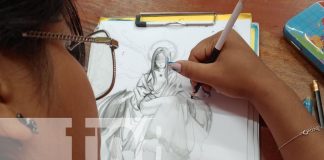 Foto: Jóvenes artistas expresan su visión en concurso de dibujo en Bilwi/TN8