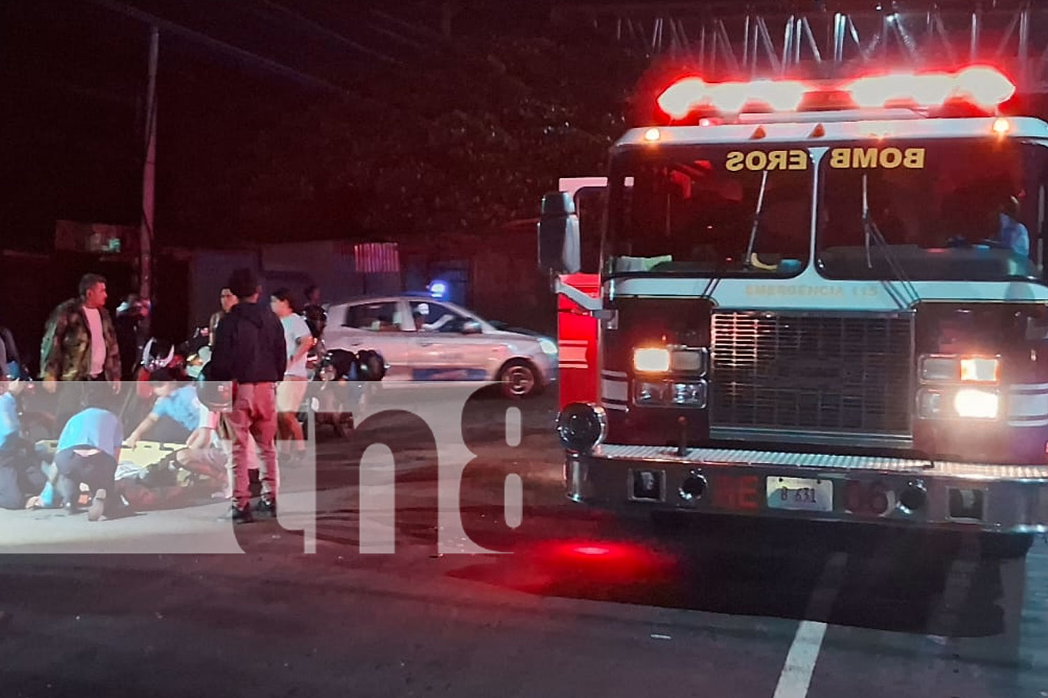 Foto: Hombre en estado de ebriedad es atropellado al intentar cruzar la Carretera Norte, Managua/TN8