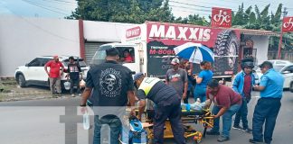 Foto. Conductor irresponsable, casi arrebata la vida de un anciano en Carretera a Masaya/ TN8