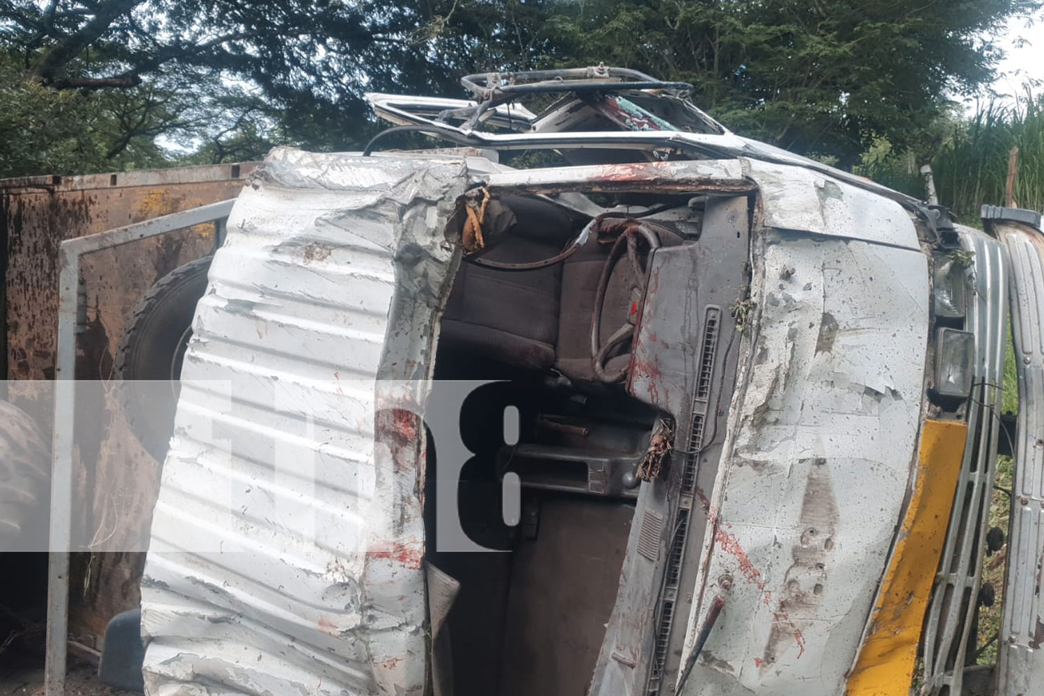 Foto: Accidente en Piedra Sembrada, Camoapa, deja tres heridos/TN8