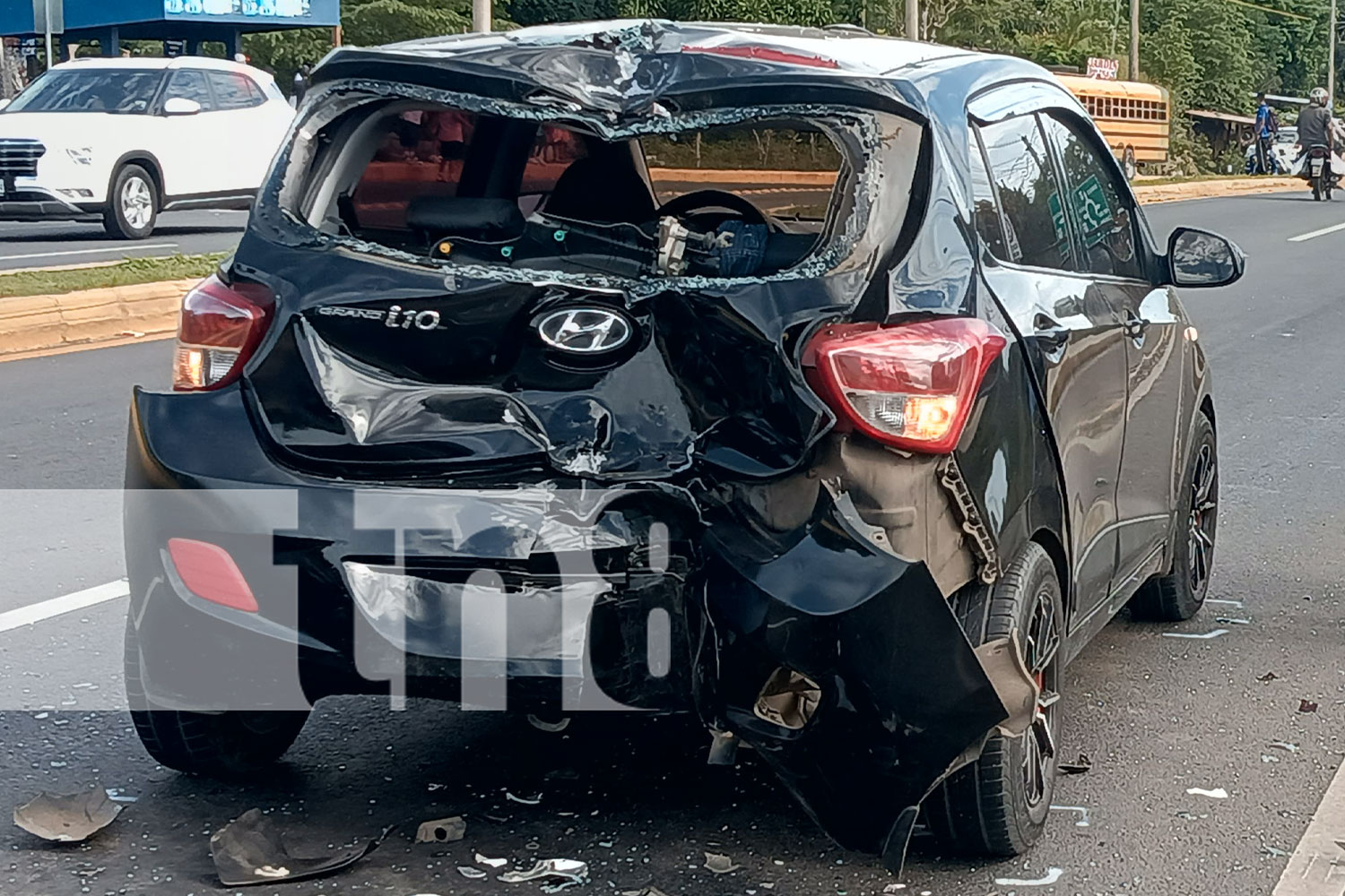 Foto: Joven de 19 años herido gravemente en accidente de motocicleta en Masaya/TN8