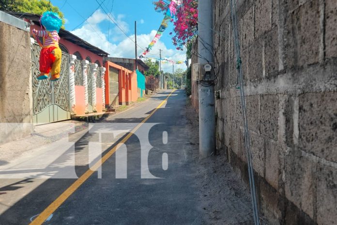 Foto: Celebran avance vial en el barrio Memorial Sandino, Managua con actividades culturales/TN8