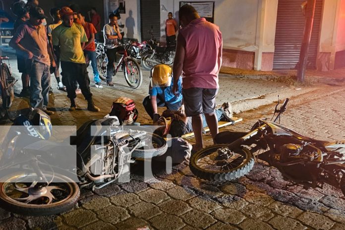 Foto: Colisión de motos en Jalapa deja a un hombre con trauma craneal/TN8