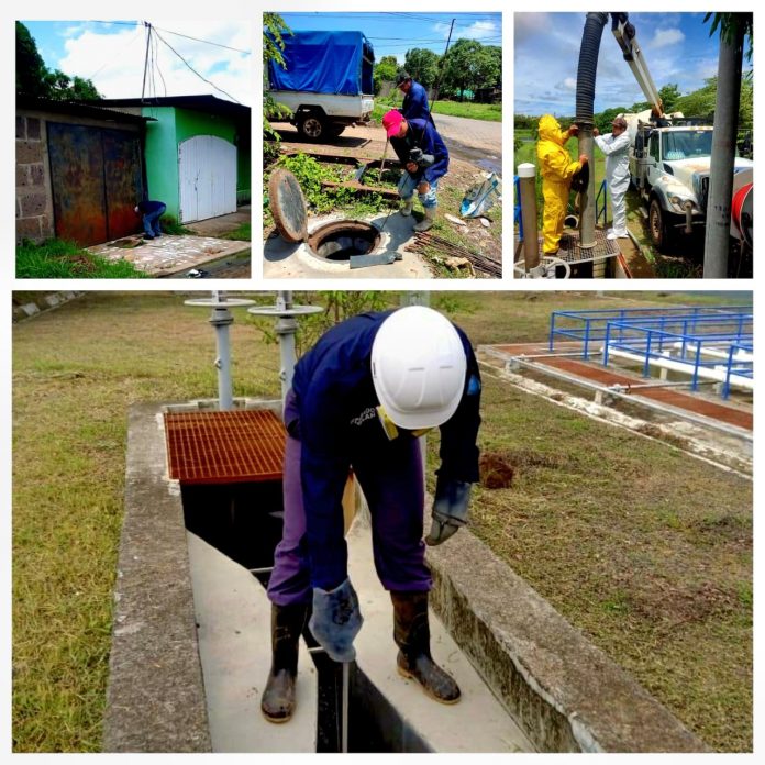 Foto: Mantenimiento completo del sistema de saneamiento en Acoyapa