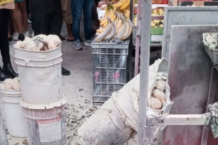 Foto: Tres hospitalizados por quemaduras tras una explosión en un puesto en la Ciudad de México/Cortesía