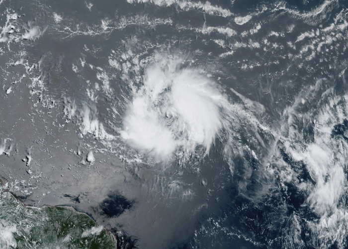 Foto: Tormenta Tropical Ernesto /cortesía 