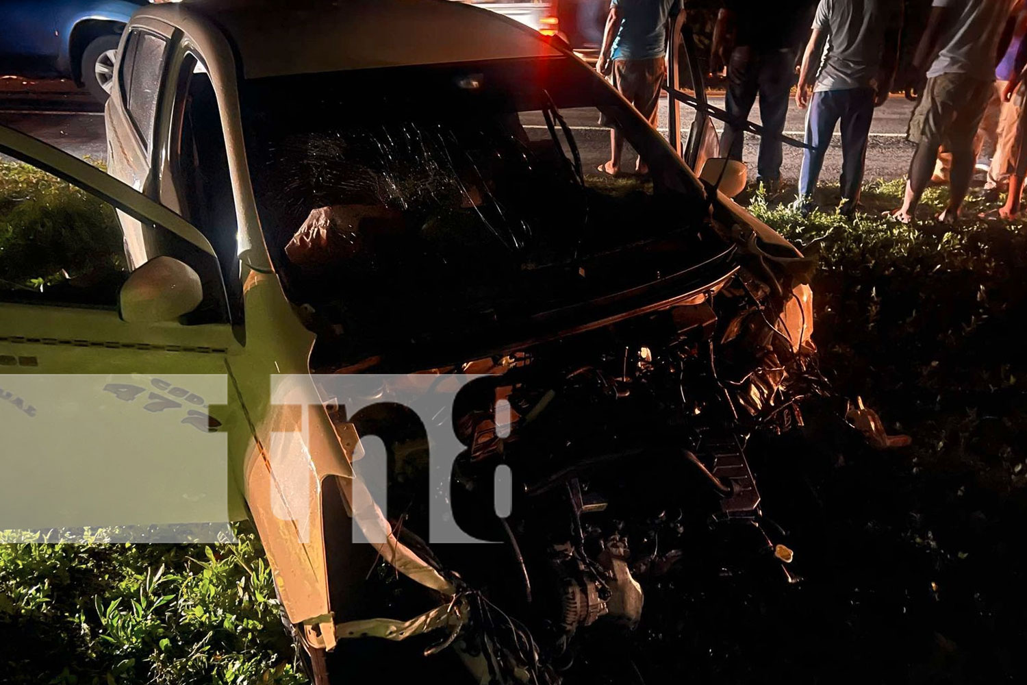 Foto: Intentar invadir carril en carretera Chinandega-Posoltega casi acaba con su vida /TN8