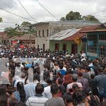 Foto: Entierro del pequeño Ollman Gaitán en Catarina, Masaya / TN8