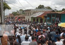 Foto: Entierro del pequeño Ollman Gaitán en Catarina, Masaya / TN8