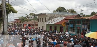 Foto: Entierro del pequeño Ollman Gaitán en Catarina, Masaya / TN8