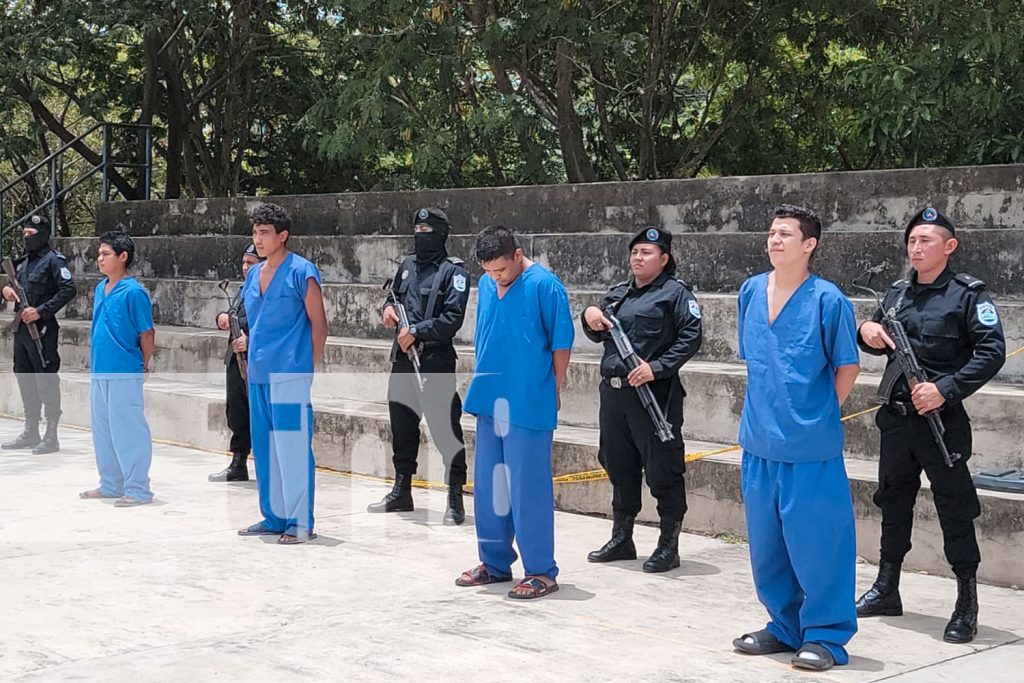 Foto: Policía Nacional detiene a 12 sospechosos por delitos graves en Bilwi y Nueva Segovia/TN8