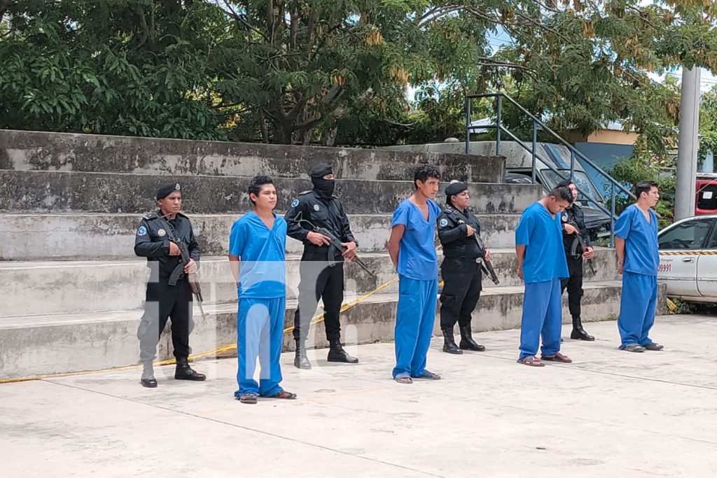 Foto: Policía Nacional detiene a 12 sospechosos por delitos graves en Bilwi y Nueva Segovia/TN8