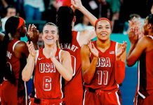 baloncesto, femenino, baloncesto, paris, estados, unidos