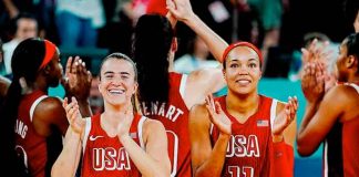 baloncesto, femenino, baloncesto, paris, estados, unidos