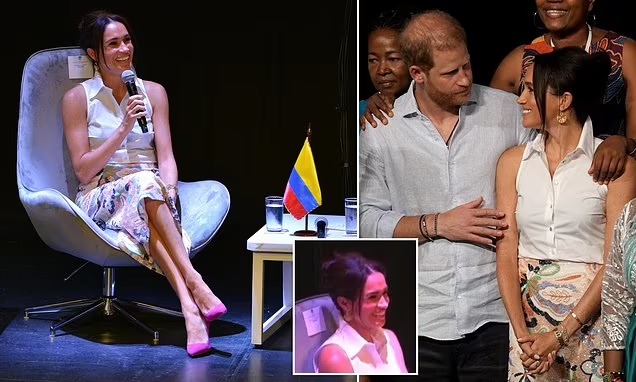 Foto: Meghan Markle recibe aplausos por su comentario en español en evento colombiano