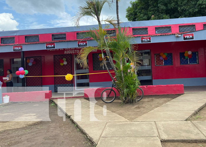 Foto: Nuevo puesto de salud en Chinandega / TN8