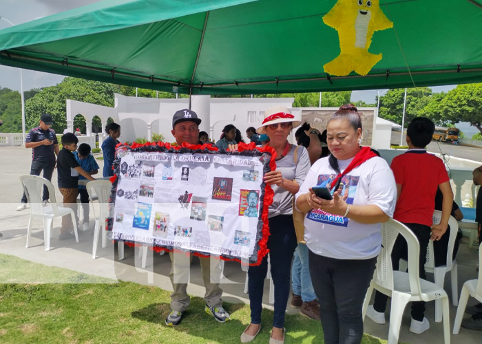 Foto: Actividad cultural por la Cruzada Nacional de Alfabetización / TN8