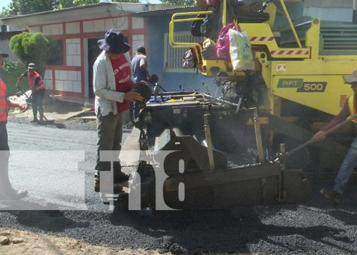 Foto: Mejores calles en el barrio Altagracia, en Managua / TN8