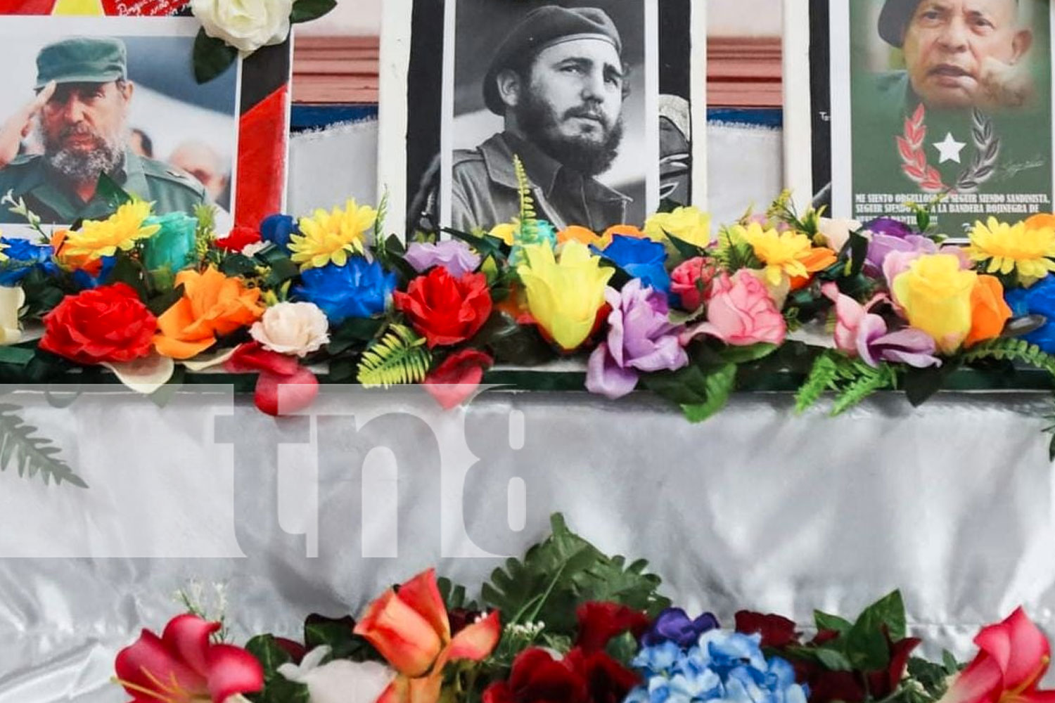 Foto: Departamentos de Nicaragua conmemoran a Tomás Borge y Fidel Castro/TN8