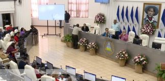 Foto: Sesión del Parlamento de Nicaragua en favor a Cuba / TN8