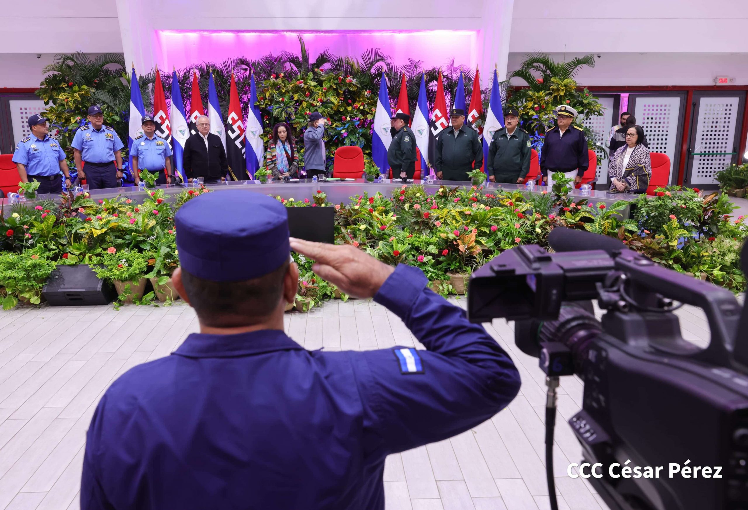 Foto: 44 aniversario de la Fuerza Naval de Nicaragua, acto presidido por el Comandante Daniel Ortega y la Vicepresidenta Rosario Murillo