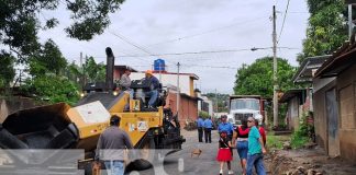 Foto: Mejores calles en el barrio Francisco Salazar, Managua / TN8